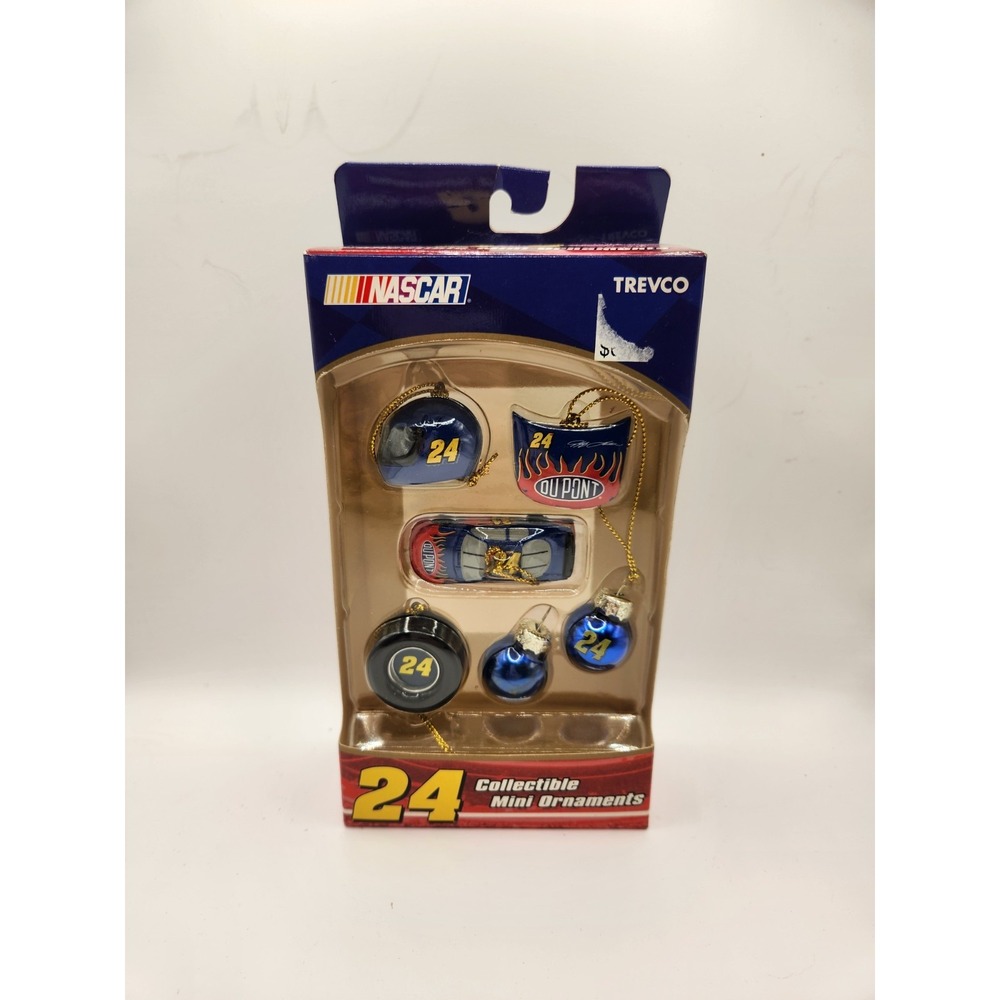 Nascar Jeff Gordon #24 Dupont Collectible Mini Christmas Ornament Trevco